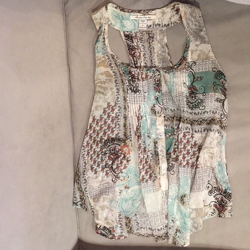 Boho American Rag Tank - Picture 7 of 7